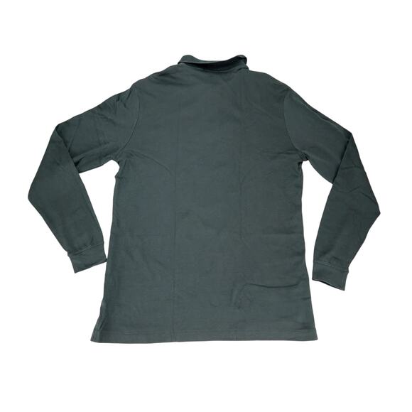 Lands End Men's Long Sleeve Polo Shirts Lot of 2 Green & Butterscotch XLT 46-48 - Picture 10 of 11